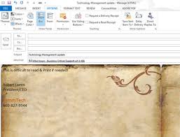 Removing Email Background Color In Outlook 2013 And 2010