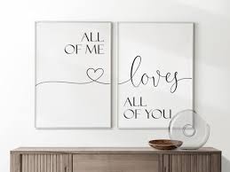 Check spelling or type a new query. 2er Set Poster All Of Me Valentinstag Jahrestag Geschenk Grosse Din A4