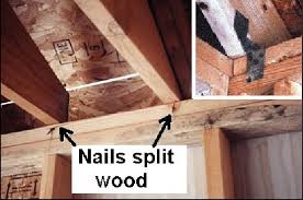 Constructing ceiling joists is part of the overall process of building the frame of your home. Nails Driven Through Rafters And Ceiling Joists Protruded Through The Download Scientific Diagram