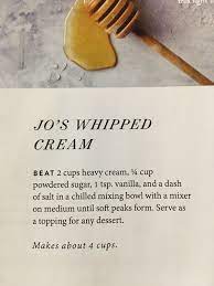 Joanna Gaines Whipped Cream Eat Dessert Jojo Recipe Desserts