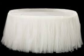 Black And White Table Skirting Tulle Tutu 21ft Table Skirt Ivory Tutu Table Skirt Table Skirt Tutu Table