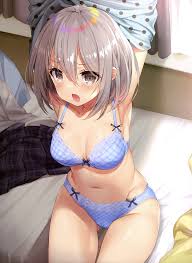 undressing, anime, anime girls, underwear | 2880x3953 Wallpaper -  wallhaven.cc