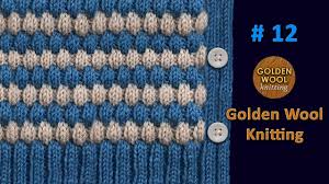 These flowers are great to add color to your project. Two Color Knitting Pattern Youtube