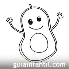 Dibujos de disney y pixar animation. Imagen De Un Aguacate Dibujos Para Colorear Con Los Ninos