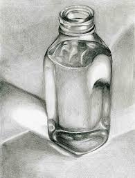 For Drawing Perfume Bottle Reflection On Glass Google Search Pencil Art Drawings Still Life Drawing Bottle Drawing