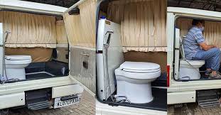 Not Just Caravans Even A Mahindra Bolero Can Have A Toilet Video Fast Track English Manorama Normal bir caravan yüksekliğinden daha yüksek olan bu karavanlar sadece kamyonet tarzı araçlarla çekilebilir.