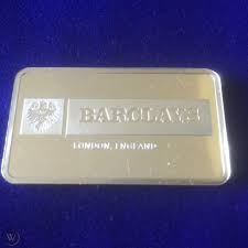 The company offers personal banking. Barclays Bank 1975 40 Grams Silver Hallmarked Ingot John Pinches Rare 1778732561
