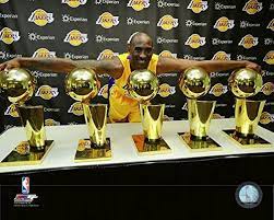 5 out of 5 stars (20) $ 2.00. Amazon Com Kobe Bryant Los Angeles Lakers 5 Nba Championship Trophies Photo Size 8 X 10 Home Kitchen