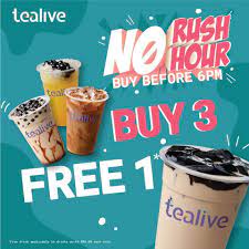A buy 1 free 1 promo to make that monday frown, upside down! Tealive No Rush Hour Buy 3 Free 1 Promotion 24 April 2020 Onwards Coffee Poster Design Food Poster Design Food Ads