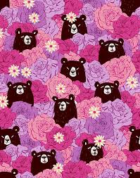 Scintillante Sparkle Wallpaper Bear Art Pattern