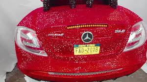 Swarovski Crystal Encrusted Mini Size Mercedes Benz With 44 000 Swarovski Crystals Hand Applied Over 126 Hours By Arti Swarovski Crystals Fao Schwarz Crystals
