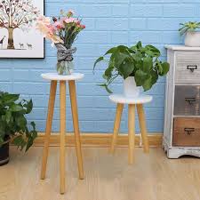 Today's indoor planter design has become extremely creative, allowing for green thumbs of all shades to incorporate plants in the home. Wooden Plant Stand Flower Pot Base Holder Stool For Home Garden Indoor Outdoor Succulent Flower Display Plant Pot Stand Shelf Pot Trays Aliexpress