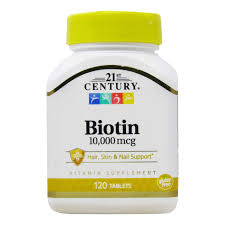 Some people report taking 10,000 mcg doses daily with good results, while others see similar results with half of that dose. 21st Century Biotin 10 000 Mcg 120 Tablets Evitamins Com