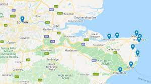 Towns In Kent Map Top 10 Kent Seaside Towns To Visit From London By Train