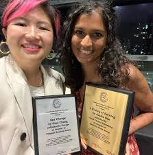 Last wknd I got to go to San Diego to accept my first-ever book award, for  my debut novel Sea Change. Grateful to the librarians of @ala_apala for  this immense honor, and