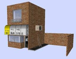 Fujiwara Tofu Shop Initial D 3d Model 3d Model Initial D 3d Model Architecture Architecture Model