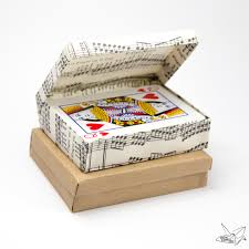 Maybe you would like to learn more about one of these? Custom Size Hinged Origami Box Playing Cards Box Paper Kawaii
