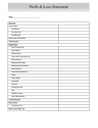 Profit And Loss Dsheet Free Simple Template Basic Printable Worksheet Statement Form Pdf Restaurant Excel U Profit And Loss Statement Statement Template Profit