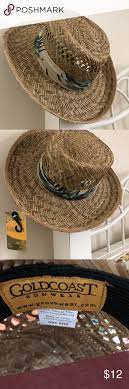 Unisex Goldcoast Sunwear Straw Hat Straw Hat Hat Print Hats