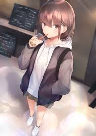Here are some of the best characters. Images Of Brown Hair Sweater Brown Hair Cute Anime Girl
