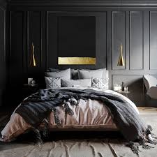 Black And Gold Bedroom Wall Decor Black And Gold Canvas Wall Art Office Decor Black And Gold Etsy In 2020 Black Bedroom Decor Black Bedroom Design Home Decor Bedroom