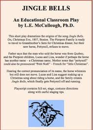 Jingle Bells A Christmas Play By Classroom Plays Le Mccullough