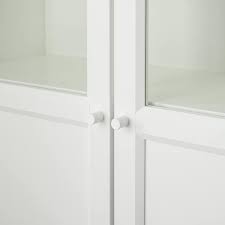 J collection shaker assembled 18x40x14 in. Billy Bookcase With Panel Glass Doors White Ikea