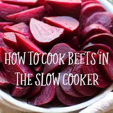 How To Cook Beets In The Slow Cooker Video Recipe Video Beet Recipes Cooking Beets Recipes