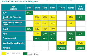 updated baby vaccination schedule in dubai