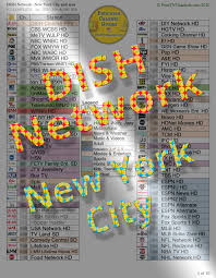 With dish, there are several options and ways to listen to music when you sign up for a subscription. Dish Network Channel Listings New York Complete Version
