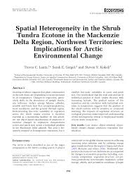 Check spelling or type a new query. Pdf Spatial Heterogeneity In The Shrub Tundra Ecotone In The Mackenzie Delta Region Northwest Territories Implications For Arctic Environmental Change