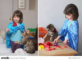 5 Yasindaki Otizmli Kucuk Kiz Ile Kedisinin Yurek Isitan Fotograflari Kedi Kizlar Kucuk Kizlar