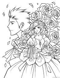 Manga are comics created in japan, or by japanese creators in the japanese language, conforming to a style developed in japan in the late 19th century. Manga Coloring Pages For Adults Coloring4free Coloring4free Com