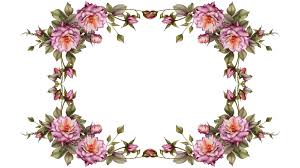 اطار ورد دائري للتصميم Wilkee