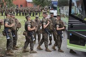 Shirtless and tattooed, wearing face paint and chansley said he called the fbi himself — which the agency confirmed in court papers — to acknowledge that he was the person in photographs of the riot. Marine Corps May Be Forced To Build A Sea Wall Around Parris Island Retired General Warns Military Com