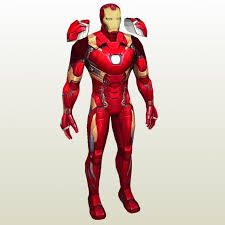 Papercraft Pdo File Template For Iron Man Mark 4 Amp 6 Full Armor Foam Iron Man Iron Man Armor Marvel Iron Man