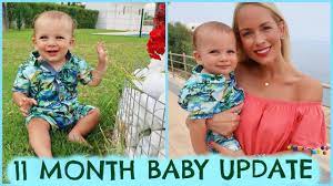 11 Month Old Baby Update Development Youtube