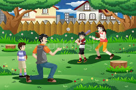 Maybe you would like to learn more about one of these? Familia Jugando Beisbol Aire Libre Familia Feliz Nina Ilustracion Vectorial C Artisticco 5615869 Stockfresh