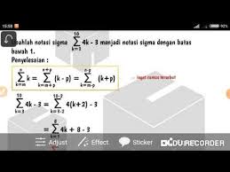 We did not find results for: Notasi Sigma Mengubah Batas Bawah Dan Batas Atas Mtk Wajib Kelas 11 Youtube