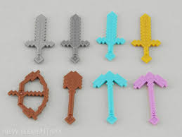 Lego minecraft swords + tutorial подробнее. Minecraft 2017 The New Parts New Elementary Lego Parts Sets And Techniques