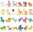 24 Pcs Mini Plastic Jungle Wild Animals Figures Toy Set, for ...