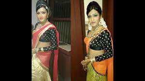 Stripping down to his underwear, he pinned on a dense black wig, slipped into a red bra, then a pink sari, applied makeup and. Male To Female Makeup Transformation In Saree In India Saubhaya Makeup