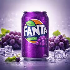 Fanta Uva Lata 350ml