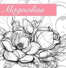 Out To Impress March 2012 Magnolia Tattoo Flower Drawing Flower Graphic