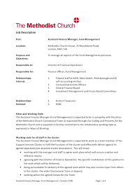 The job description of a finance assistant covers providing a combination of finance and administrative assistance to his or her coworkers. Finance Officer Job Description