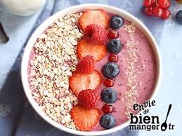 Recette Smoothie Bowl Fruits Rouges Recette Smoothie Recette Smoothie Bol Recettes De Cuisine