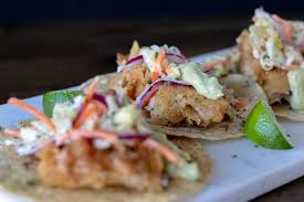Dip fish fillets into the batter, then drop one at a time into hot oil. Vegan Beer Battered Fish Tacos 86 Eats
