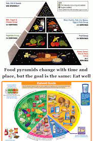 Food Pyramids Change With Time And Place But The Goal Is The Same Eat Well Food Pyramid Nutrition Simple Nutrition