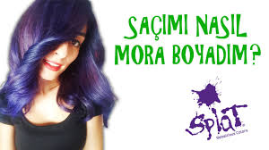 Sacimi Nasil Mora Boyadim I Splat Purple Desire I Kapak Kizi Youtube