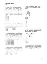 Check spelling or type a new query. Soal Dinamika Rotasi Kelas Xii